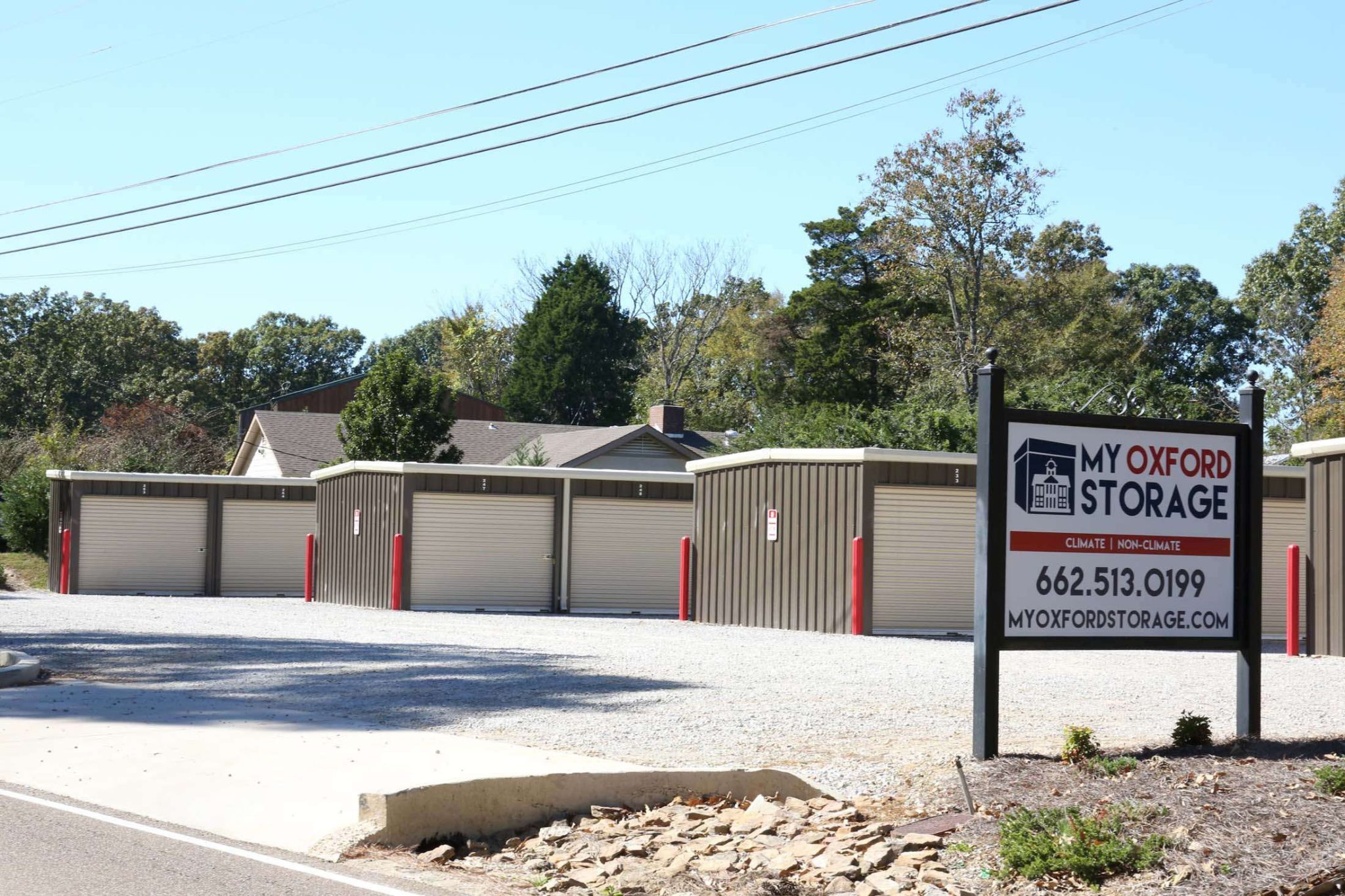 Rows Of Large Storage Units